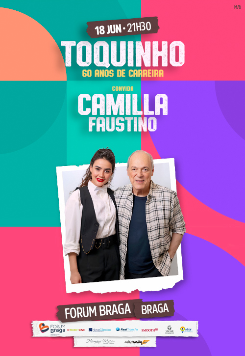 Toquinho 60 anos carreira convida Camilla Faustino