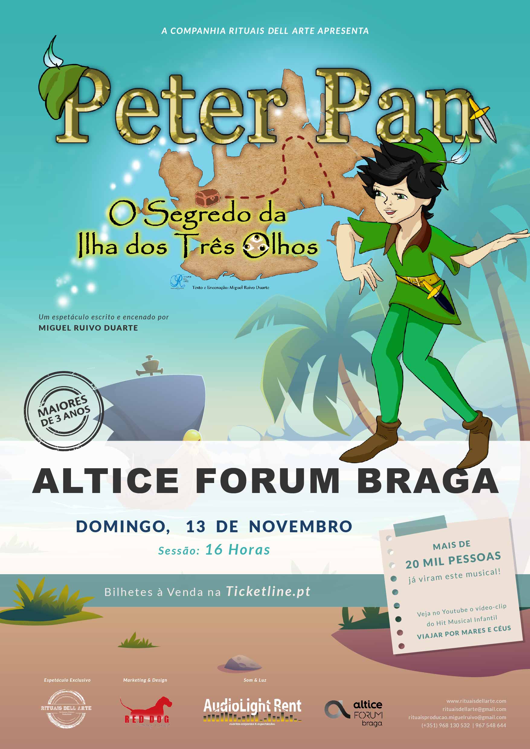 Peter Pan e a Ilha dos 3 Olhos