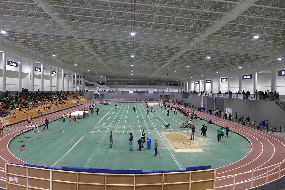 Provas de Atletismo em Pista Coberta